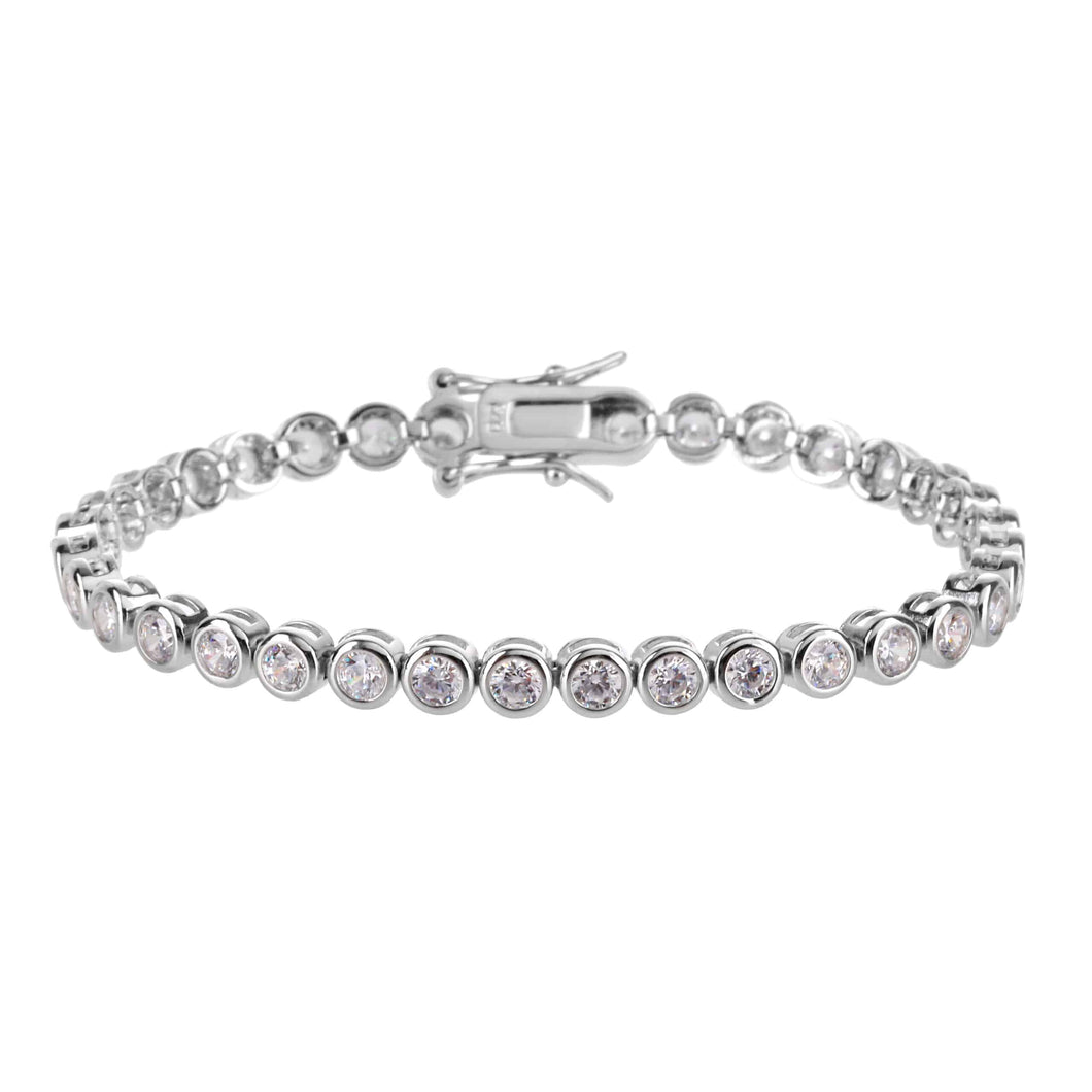 Silver Tennis Bracelet