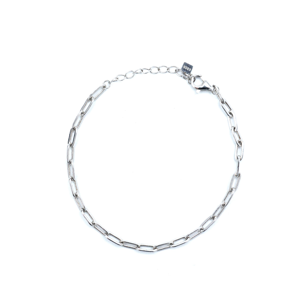 Classic Silver Chain Bracelet