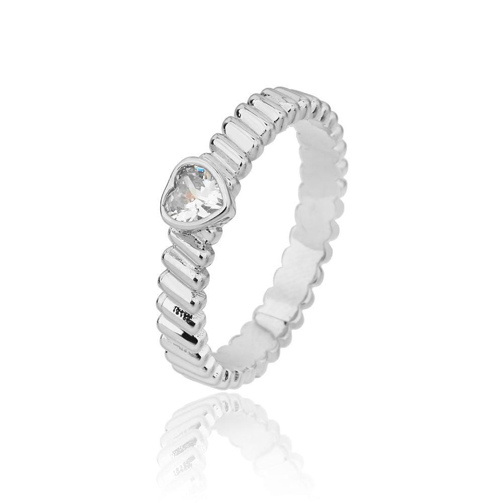 Silver Amour Ring