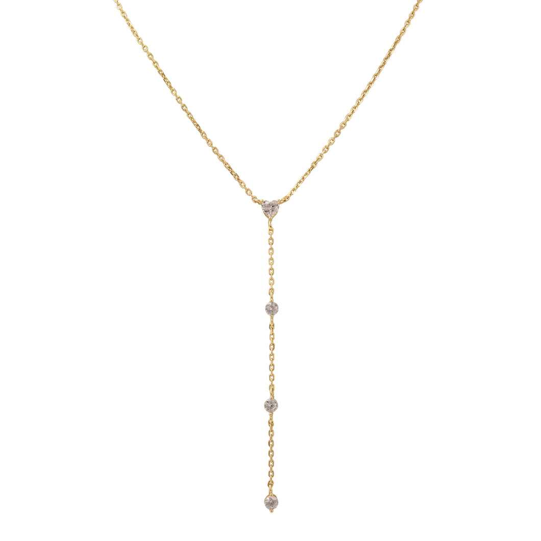 Heartline Drop Necklace