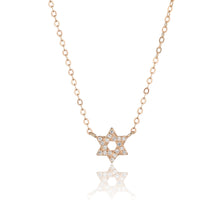 Load image into Gallery viewer, Petite Rose Star Necklace
