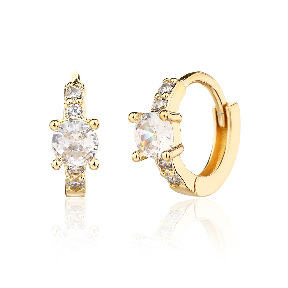 Gold Mini Glow Hoops