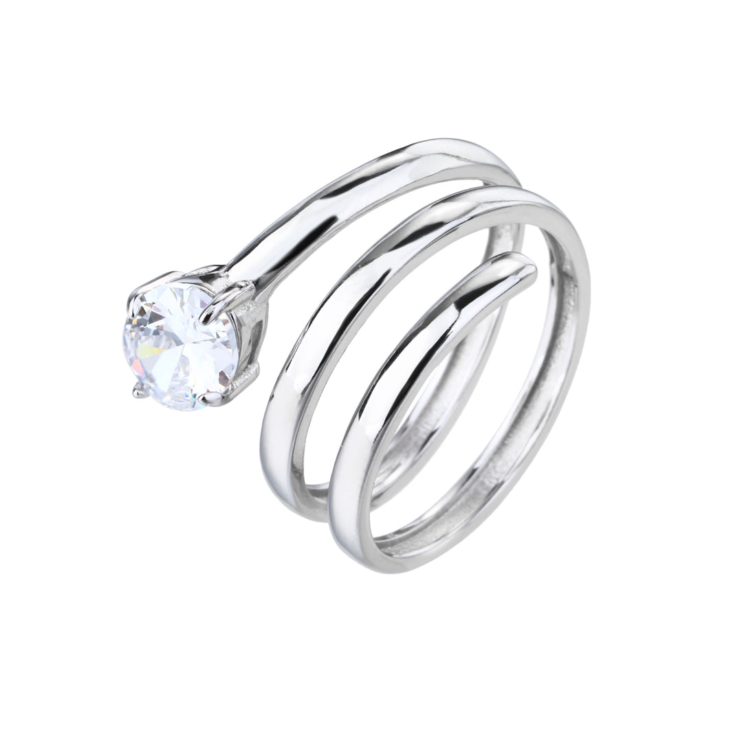 Silver Looped Ring