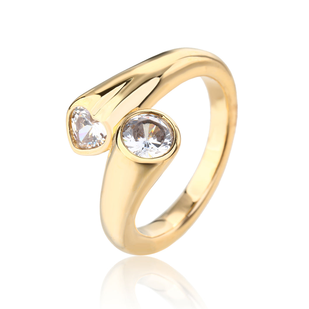 Gold Amora Pinky Ring