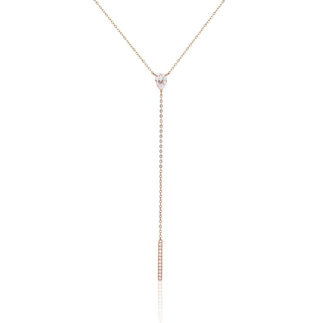 Rose Vera Drop Necklace