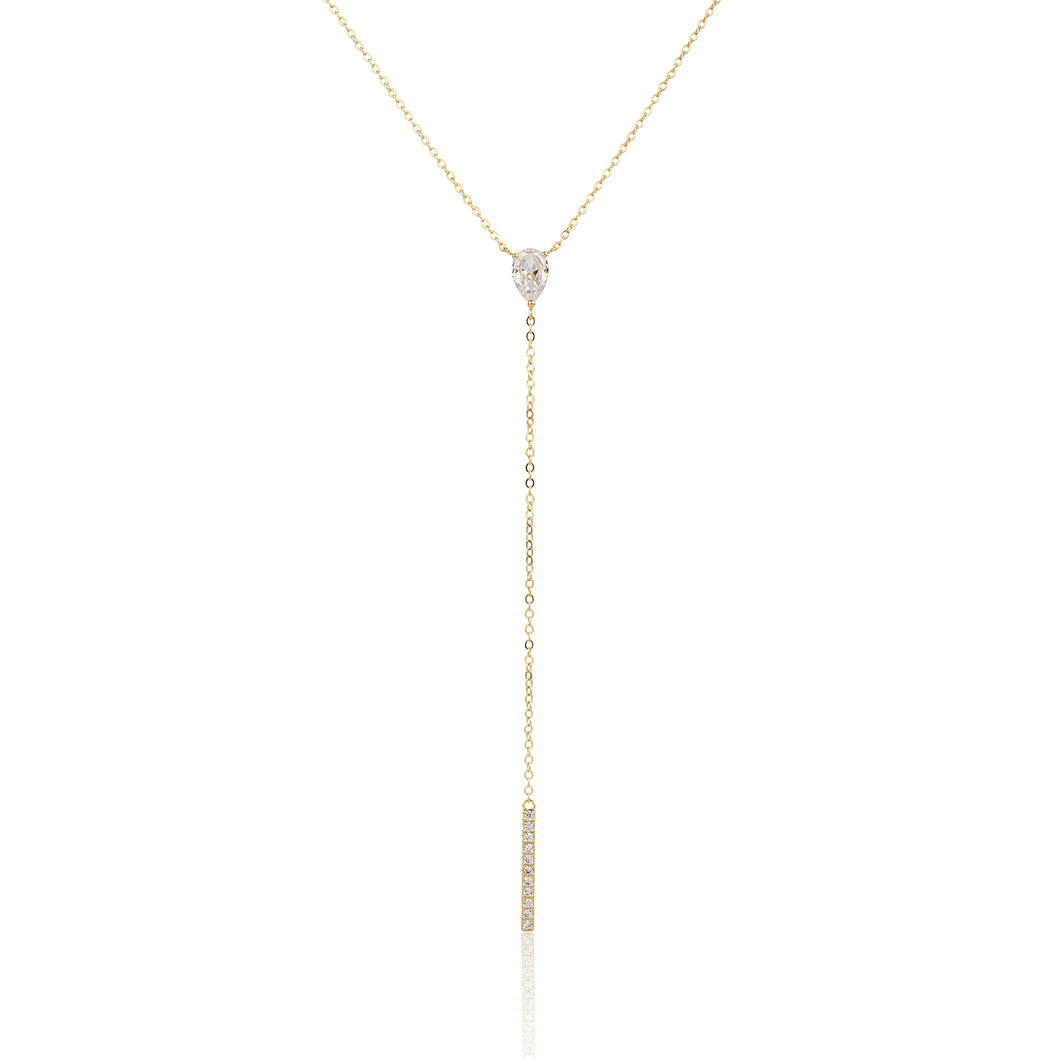 Gold Vera Drop Necklace