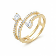 Load image into Gallery viewer, Glitter Twin Ring
