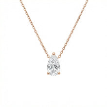 Load image into Gallery viewer, Solitaire Drop Necklace
