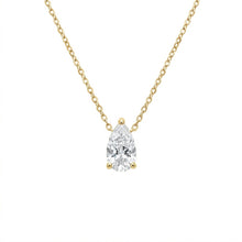 Load image into Gallery viewer, Solitaire Drop Necklace
