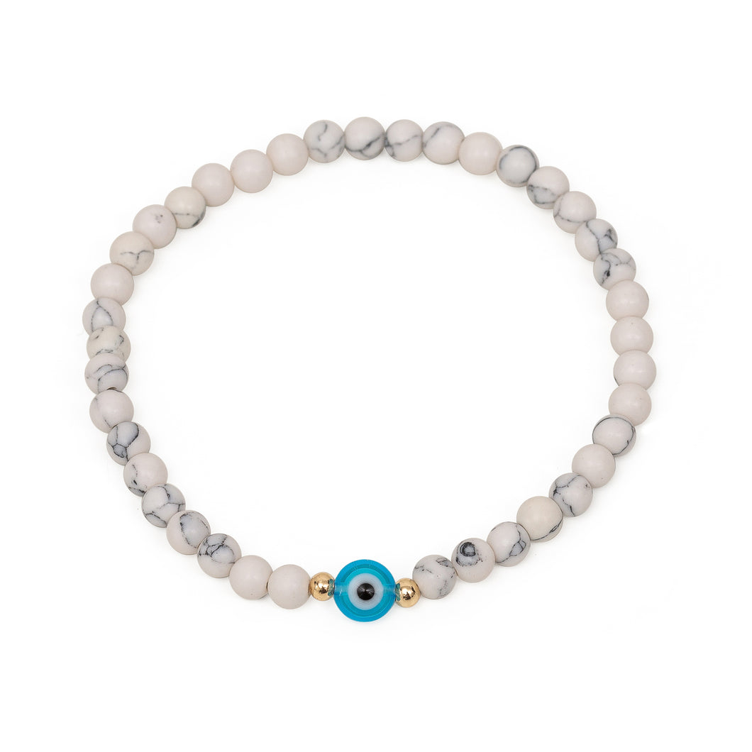 Evil Eye Marble Bracelet