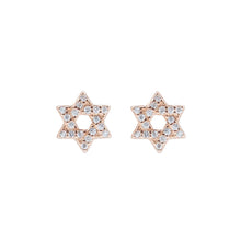 Load image into Gallery viewer, Star of David Stud Earrings
