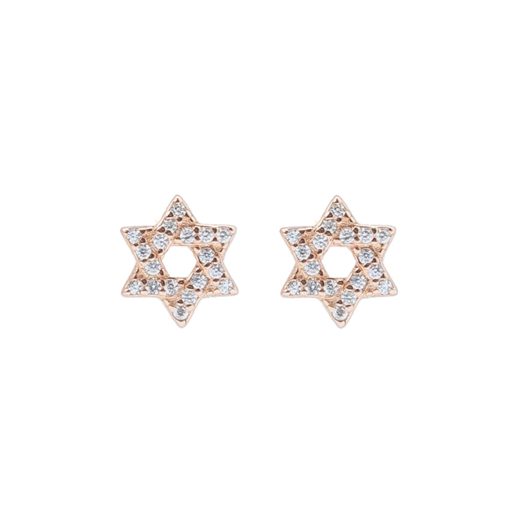 Star of David Stud Earrings