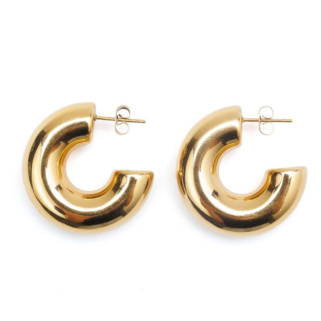 Chunky Gold Hoops