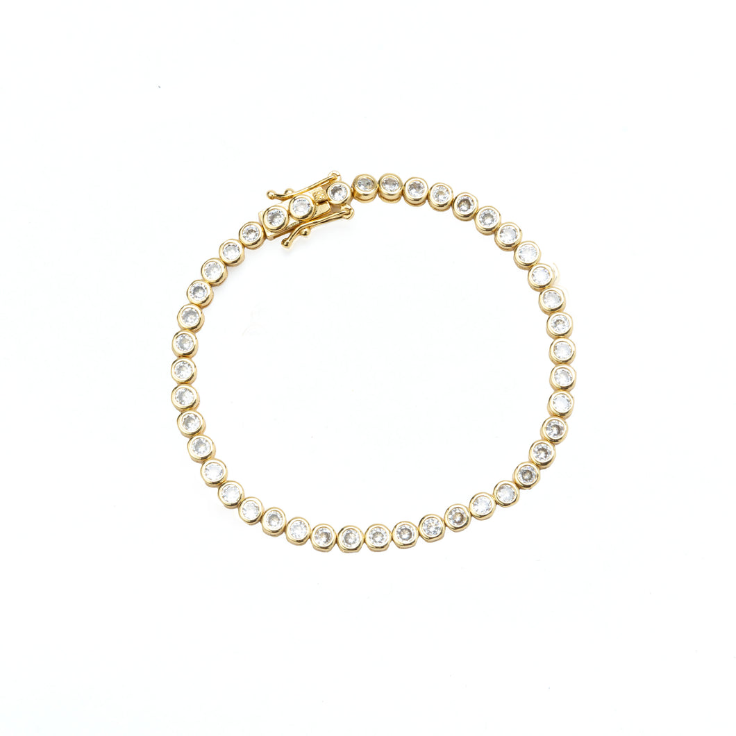 Gold Tennis Bracelet