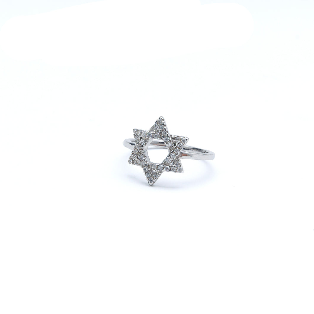 Star of David Silver Ring