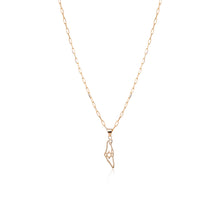Load image into Gallery viewer, Map of Israel Necklace
