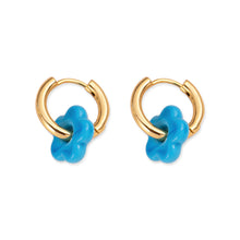 Load image into Gallery viewer, Mini Flower Hoops
