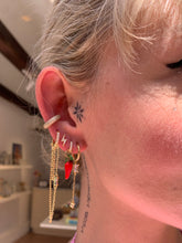 Load image into Gallery viewer, Gold Chilly Pepper Earring
