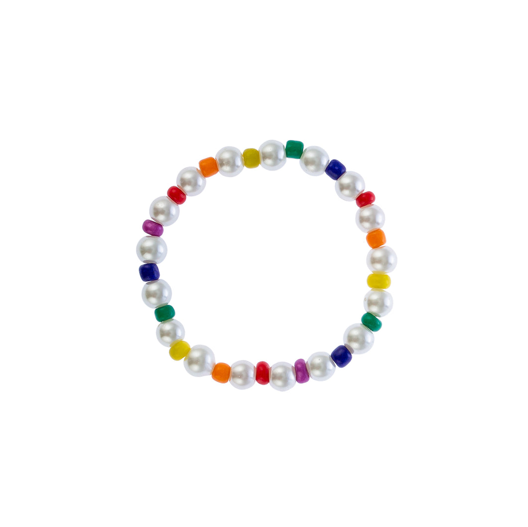 Rainbow Pearls Bracelet