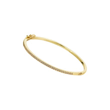 Load image into Gallery viewer, Gold Tennis Bangle Bracelet
