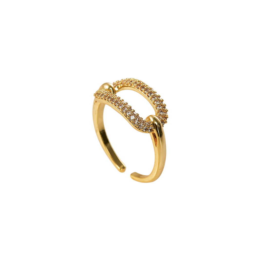 Gold Rectangle Ring