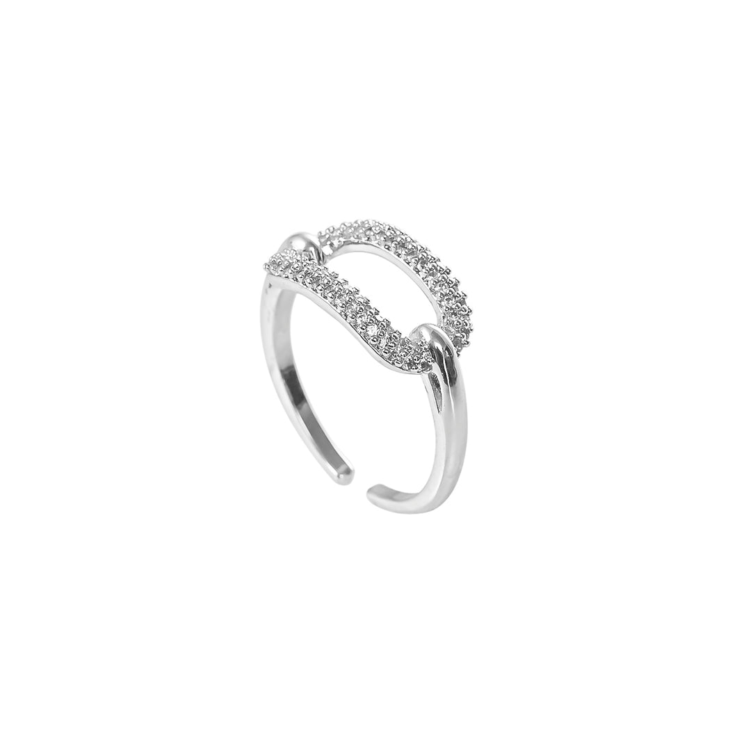 Silver Rectangle Ring