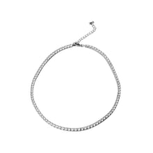 Load image into Gallery viewer, Classic Silver Tennis Necklace
