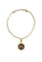 Load image into Gallery viewer, Gold Smiley Bracelet
