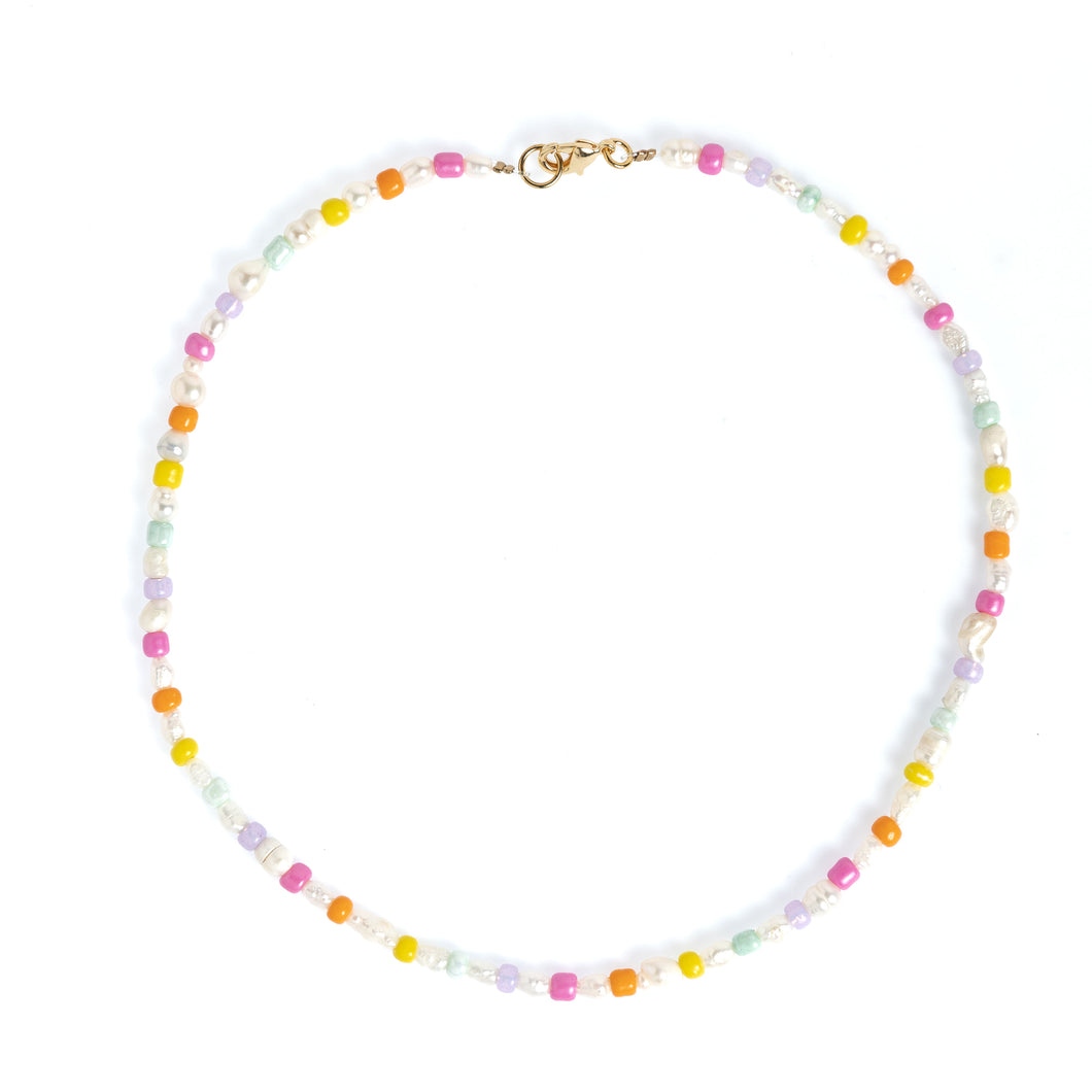 Pastel Pearls Necklace