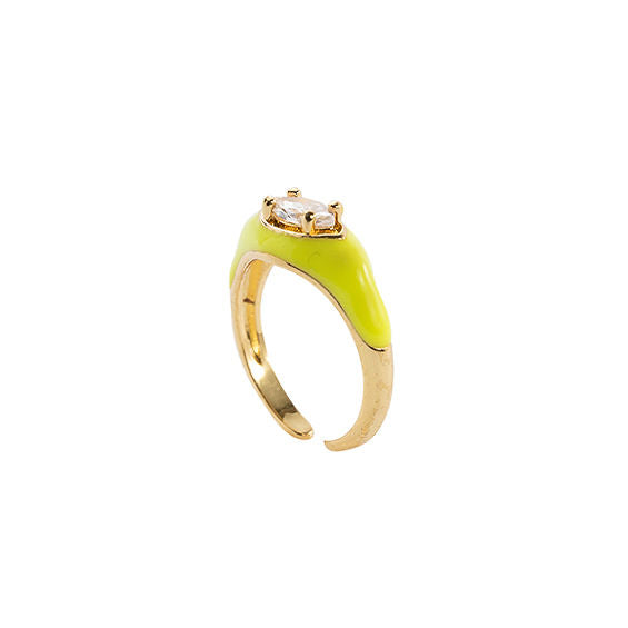 Pistachio Zirconia Ring