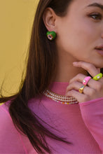 Load image into Gallery viewer, Green Bon Bon Earrings
