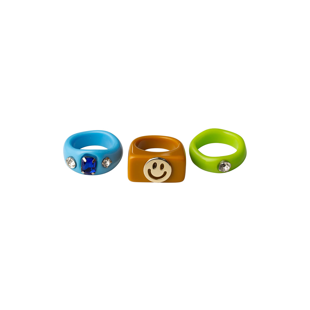 Happy Vibes Ring Set