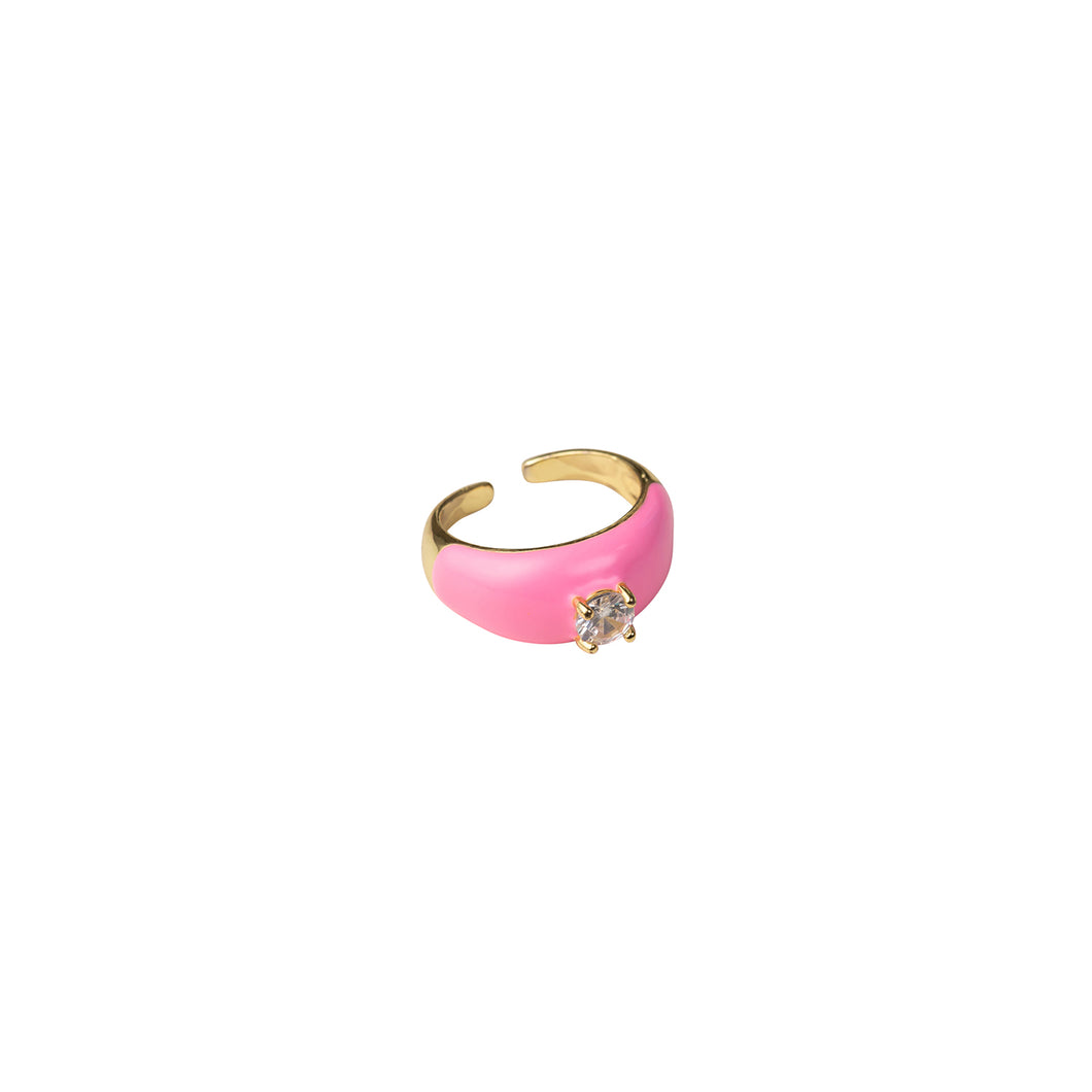 Pink Cotton Candy Ring