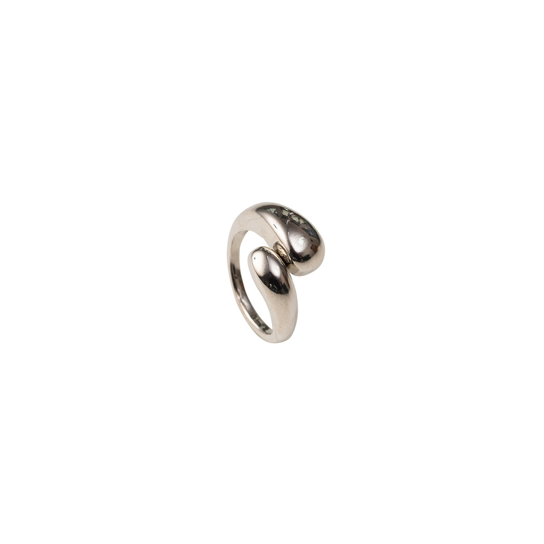 Silver Chunky Snake Ring