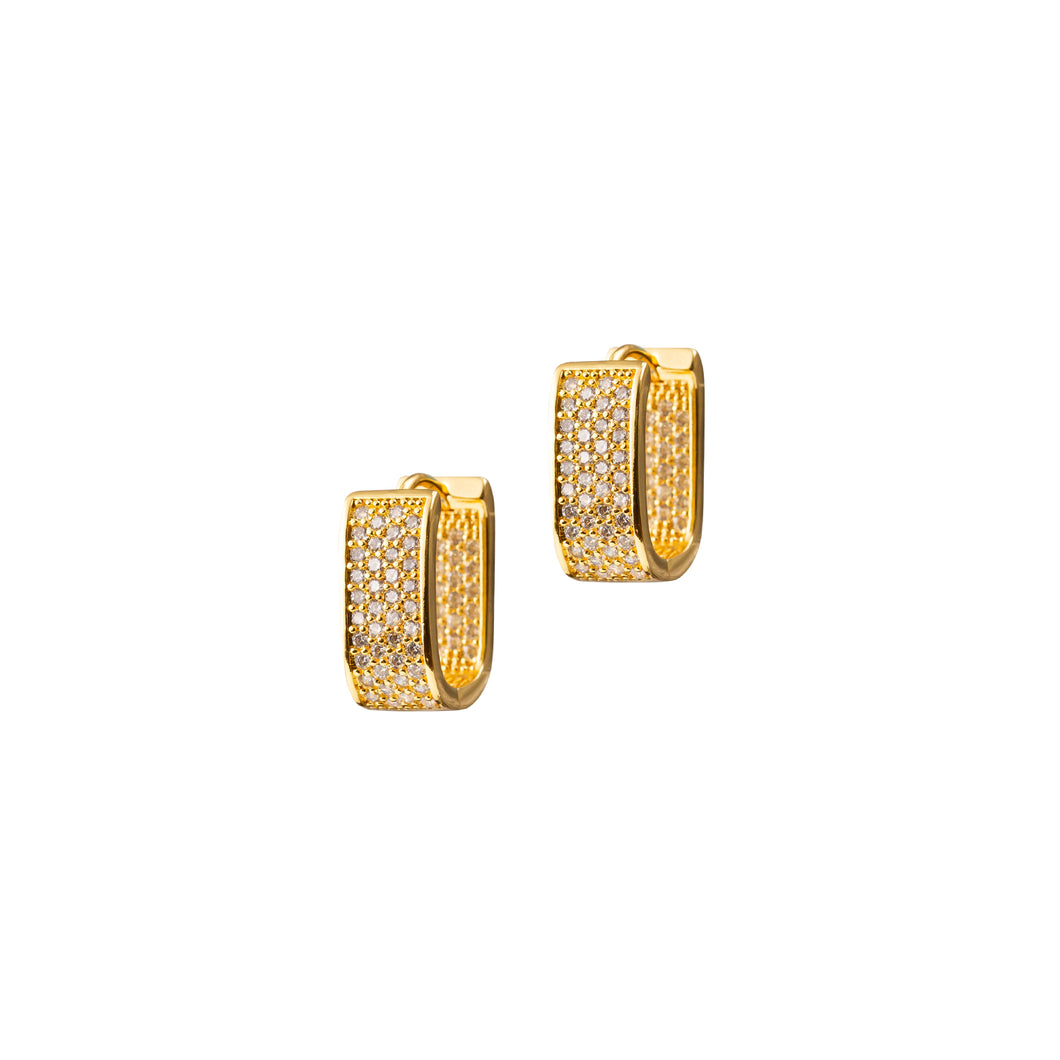 Gold Glam Girl Earrings