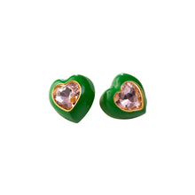 Load image into Gallery viewer, Green Bon Bon Earrings
